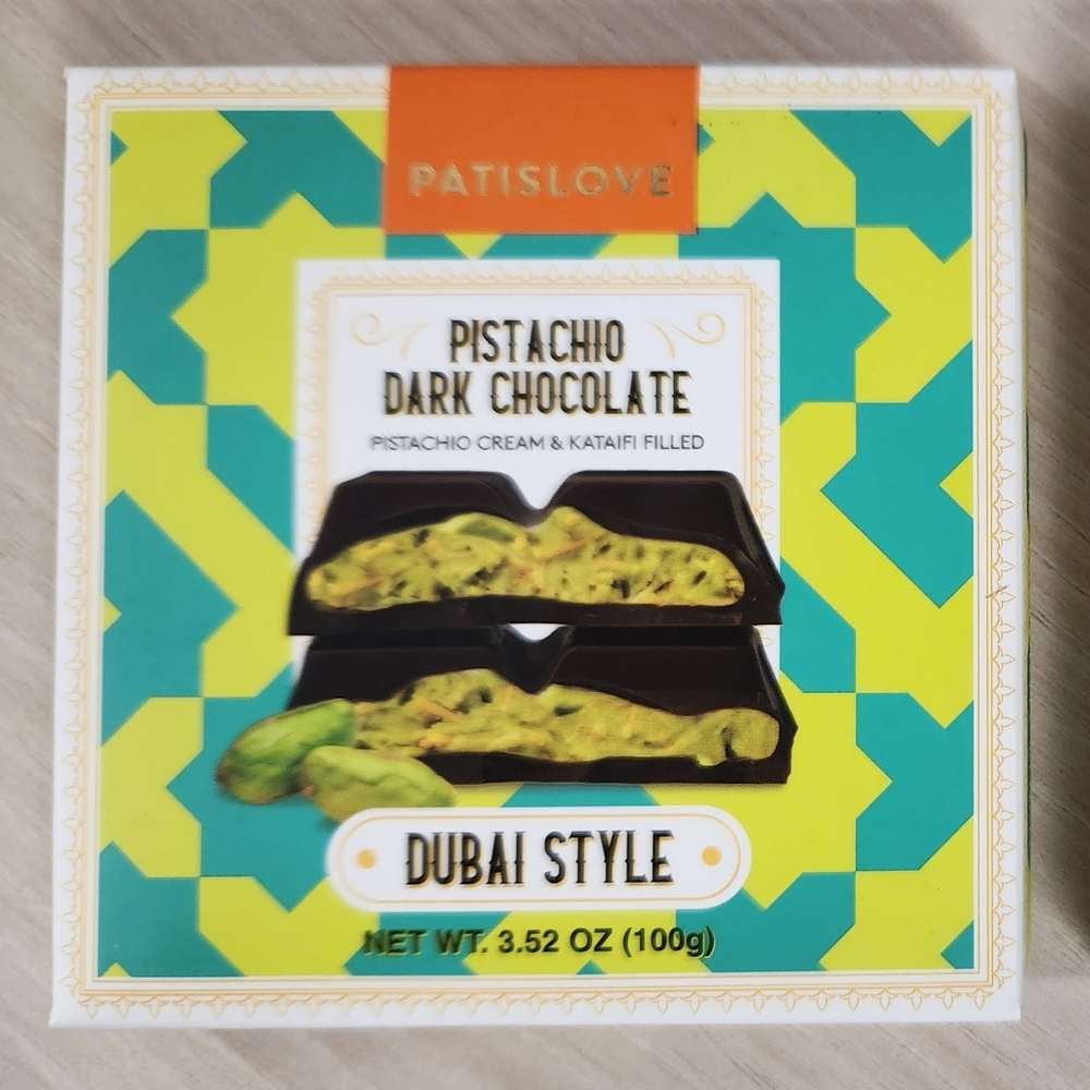 TraderJoe’s Pistachio Dark Chocolate - Dubai Style Limited Brand New Fresh